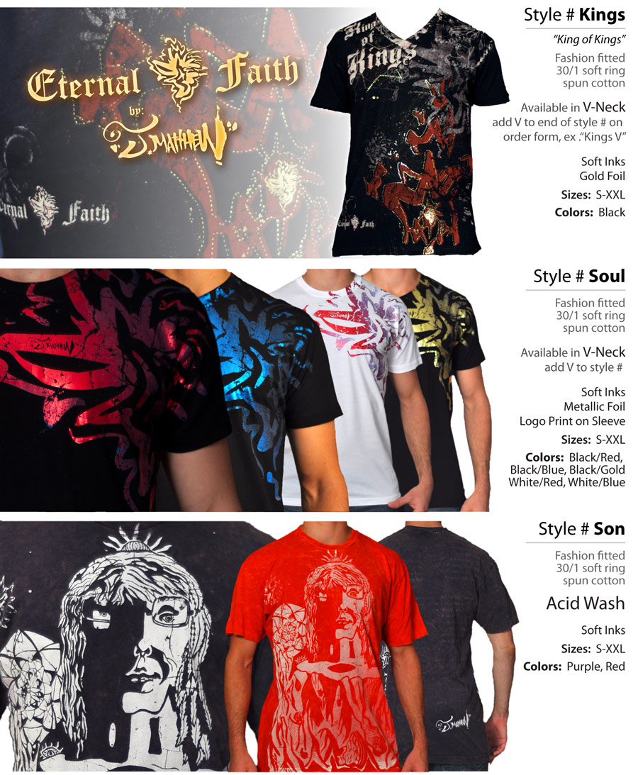 EternalFaith Line Sheets Mens Street Wear